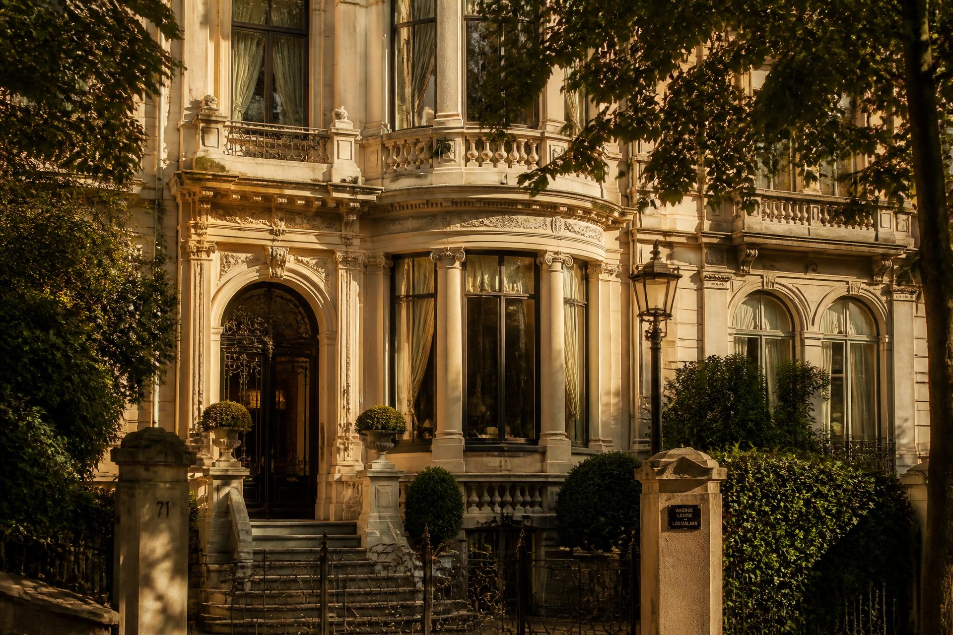 Greystone Residence facade at golden hour